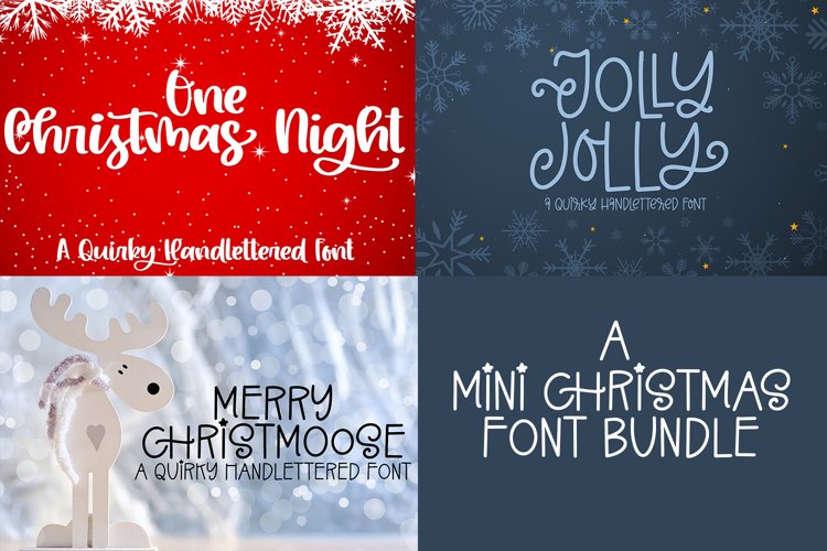 A Christmas Font Bundle