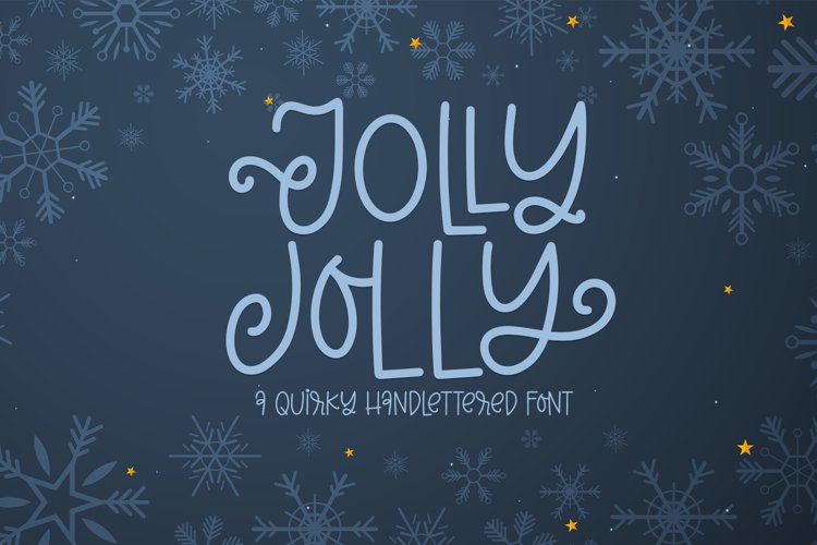 Jolly Jolly - A Christmas Font