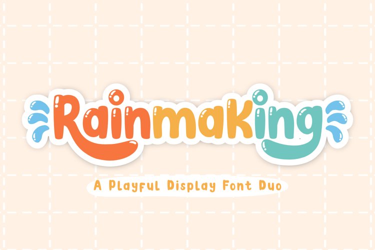 Rainmaking | A Simple and Playful Handwritten Font