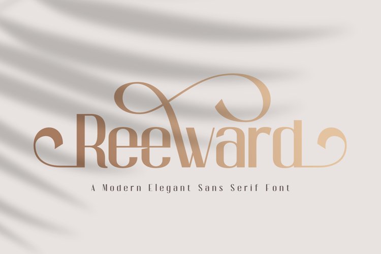 Reeward | A Elegant Sans Serif