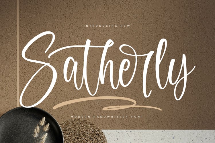 Satherly Modern Handwritten Font
