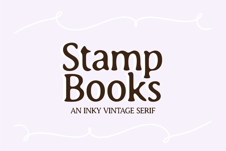 STAMP BOOKS Inky Vintage Serif Font