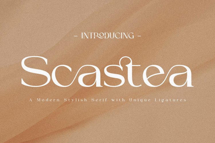 Scastea | A Modern and Elegant Serif Font