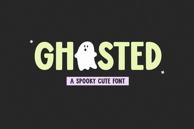 Ghosted - Cute Halloween Font