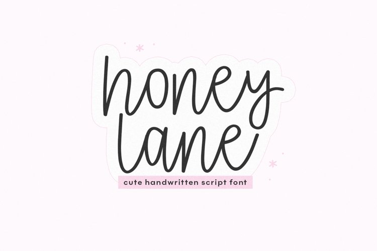 Honey Lane - Cute Script Font