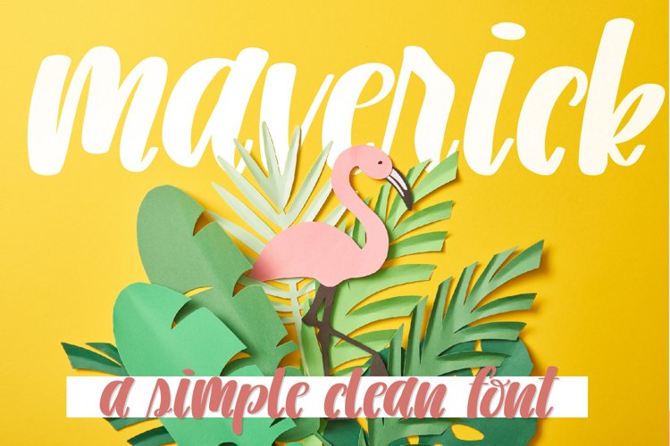 Maverick - A Simple Clean Font