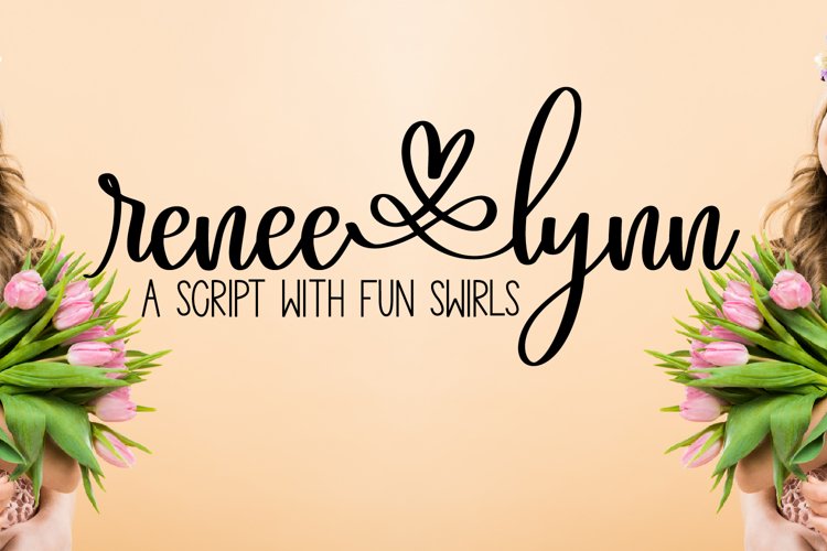 Renee Lynn - A Script With Fun Swirls and Swooshes