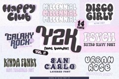 Y2K FONT BUNDLE- Retro Font Bundle by Blush Font Co. Product Image 1